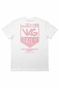 Load image into Gallery viewer, LVD Emblem Oversized Tee White/Pink